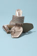 Rose Gold PU Ring Toe Sandals image number 3
