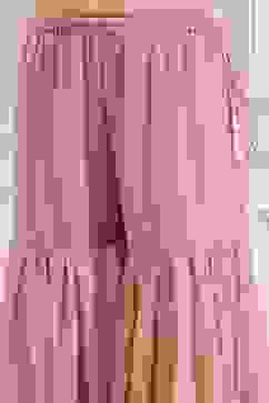 Light Pink Cotton Silk Embroidered Straight Suit Set image number 2