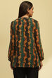 Green Georgette Printed Straight Kurti image number 3