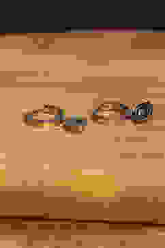 White Brass Huggies image number 2