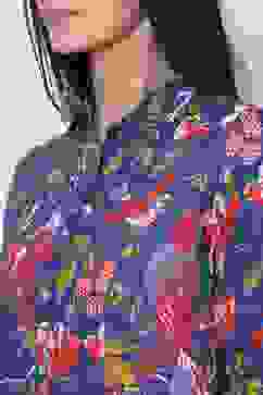 Blue Flared Dress image number 1