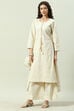 Natural Cotton Asymmetric Set Kurta Palazzo Suit Set image number 0