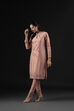 Rohit Bal Light Pink Cotton Silk Anarkali Printed Suit Set image number 11