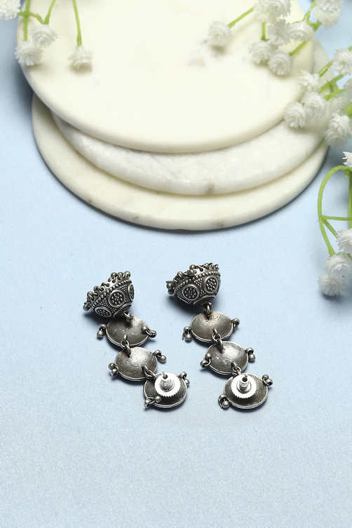 Oxid Oxidised Casual Danglers image number 2