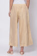 Beige Poly Cotton Palazzo image number 4