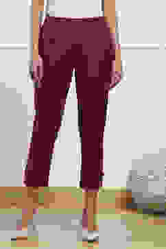 Towny Port Cotton Blend Solid Pants image number 4