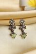 Mint Green Gold Plated Alloy Pearl Studded Drop Earrings image number 0