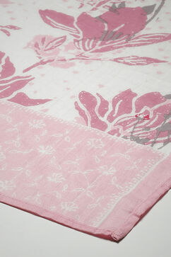 Pink Cotton Straight Kurta Palazzo Suit Set image number 7
