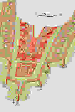 Cream Cotton Straight Suit Set image number 1