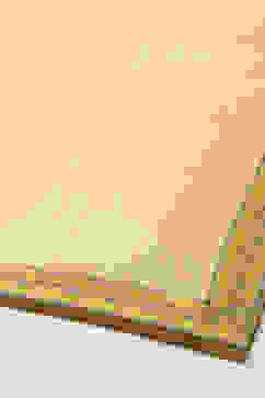 Yellow Poly Viscose Straight Printed Suit Set image number 3