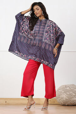 Fuschia Rayon Palazzo image number 0