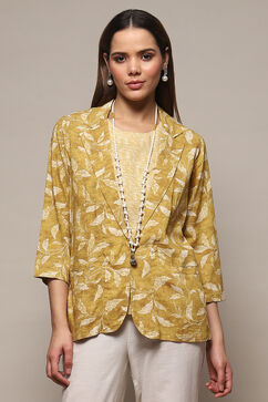 Ochre Rayon Straight Jacket image number 8