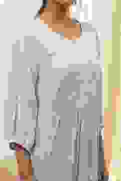 Aqua Solid Gathered Straight Kurta image number 1