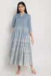 Off White Cotton Dress image number 0