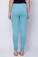 Blue Cotton And Lycra Churidar image number 3