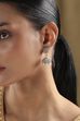 White Pearl Earrings image number 1