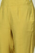 Mustard Poly Viscose Straight 2 Piece Set image number 2