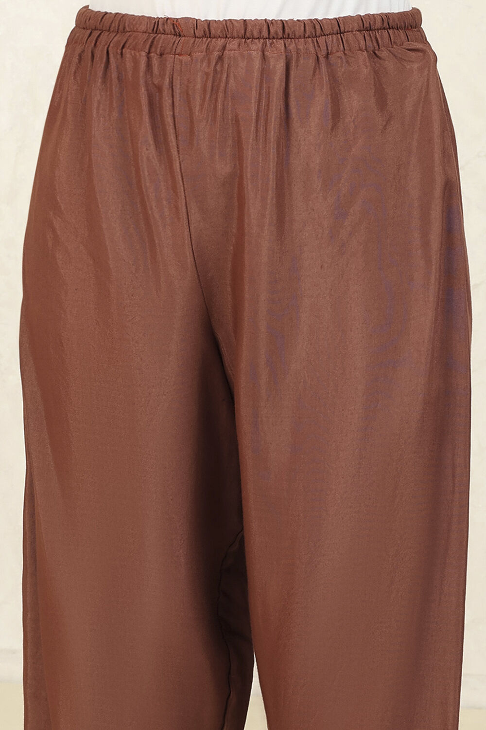 Lavender Linen Blend Hand Embroidered Unstitched Suit Set image number 3