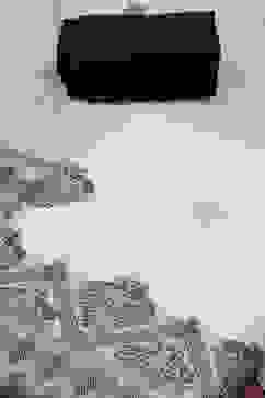 Black Cotton Jamdani Unstitched Suit Set image number 1