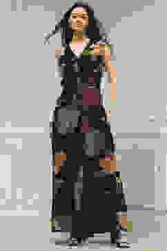 Black Floral Printed Straight Jumpsuit image number 5