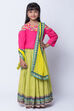 Pink Cotton Lehenga Set image number 0