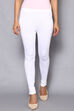 Black Viscose Lycra Solid Leggings image number 0