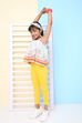White Cotton Printed Short Top image number 2