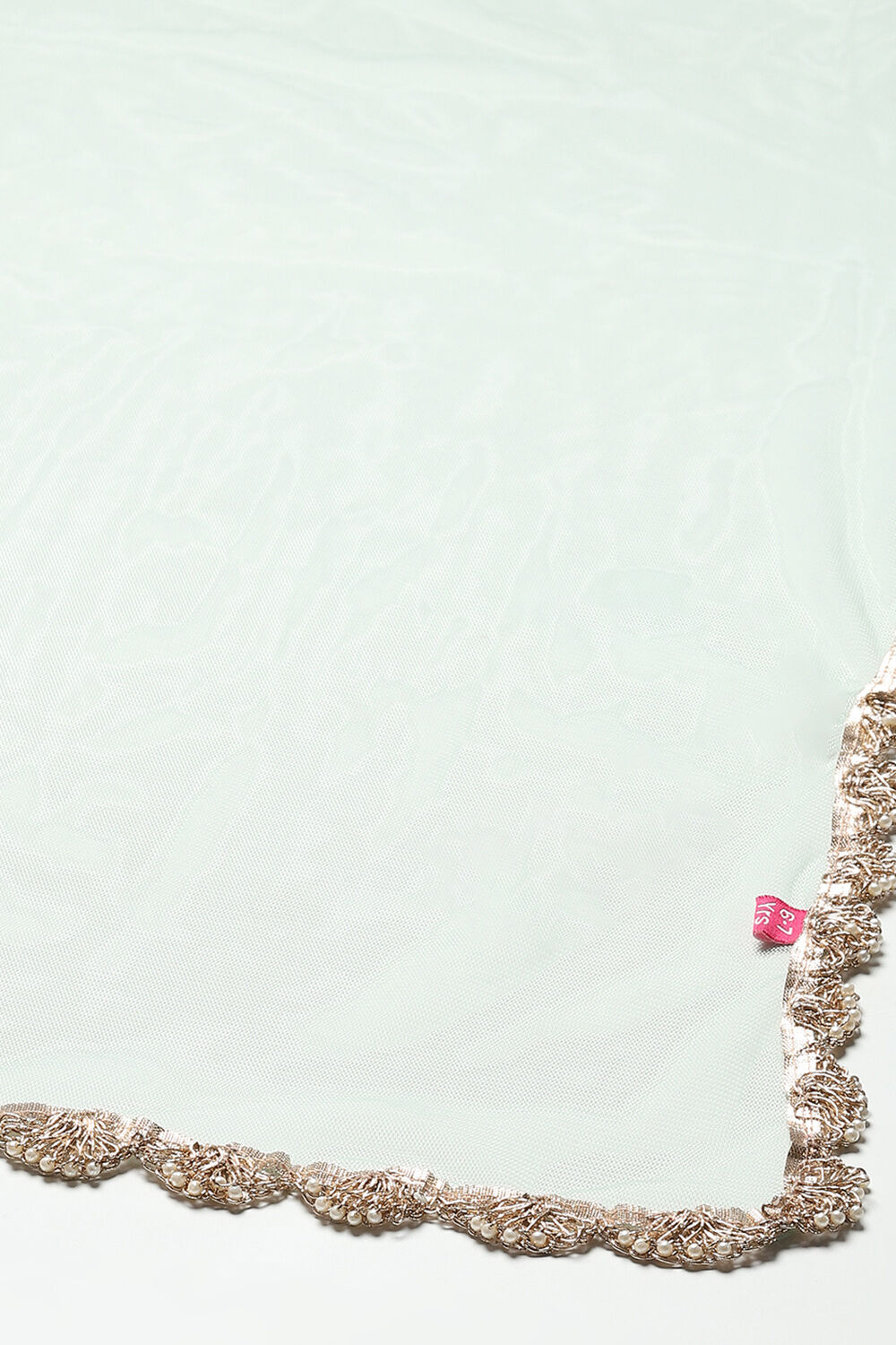 Ivory Cotton Blend Anarkali With Jacket Printed Suit Set image number 3