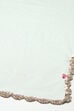 Ivory Cotton Blend Anarkali With Jacket Printed Suit Set image number 3