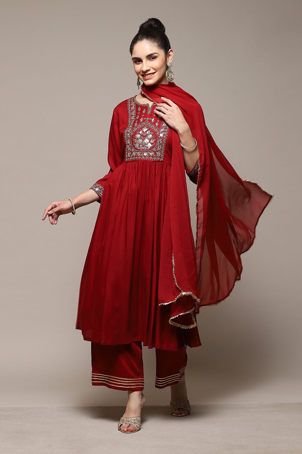 Biba palazzo suits myntra outlet