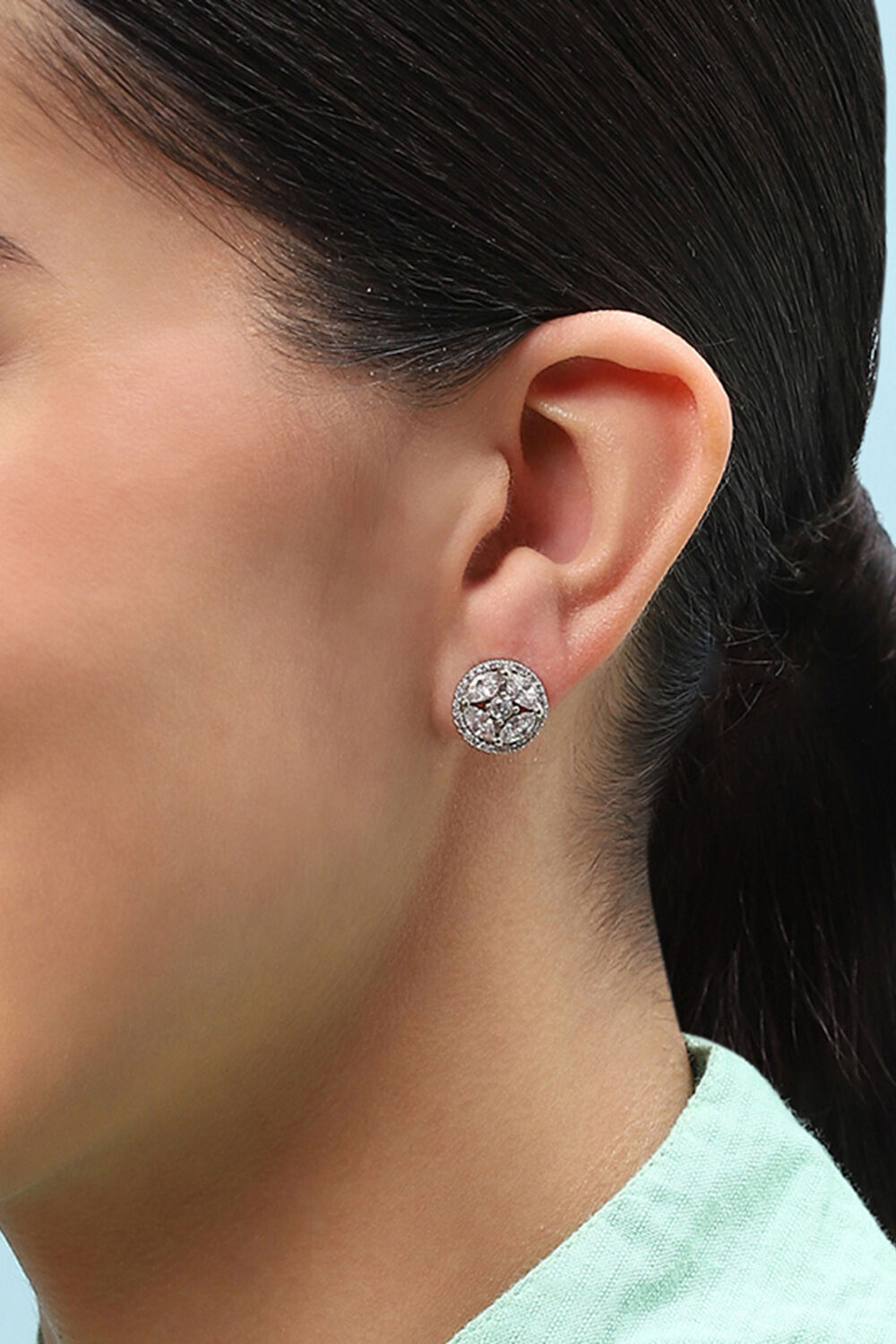 White Brass earrings image number 3