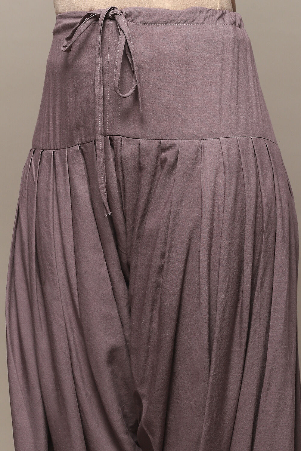 Earthy Green Chanderi Unstitched Suit Set image number 6