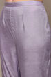 Lilac Organza Unstitched Suit Set image number 3