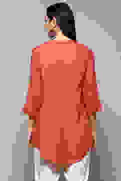 Astro Dust Viscose Straight Solid Shirt image number 4