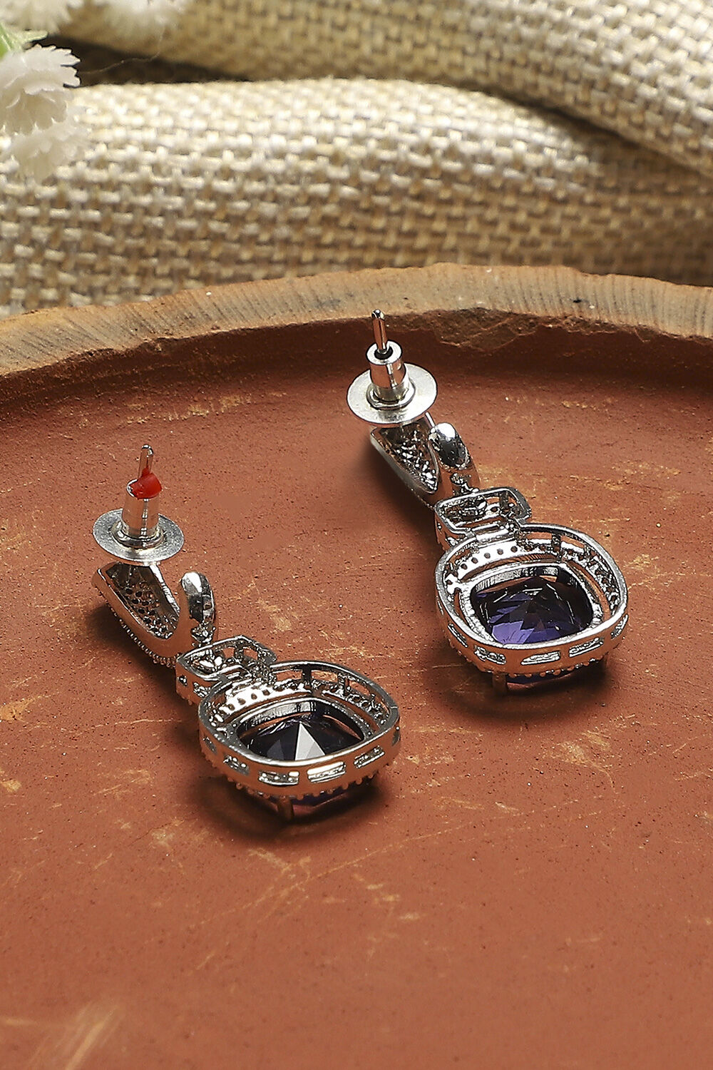 Purple Alloy Drop & Danglers image number 2