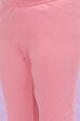 Onion Pink Cotton Anarkali Kurta Churidar Suit Set image number 5