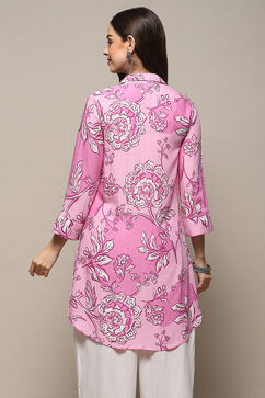 Lilac Rayon Straight Kurta image number 3