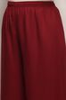Blue Viscose Rayon Straight Palazzos image number 1