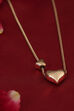 Gold Brass Necklace image number 2