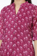 Navy Blue Art Silk Kurta Pants Set image number 1