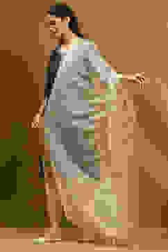 Gold Polyester Dupatta image number 2