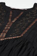 Wine Art Silk A-Line Yarndyed Kurta image number 1