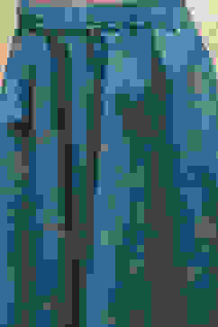 Teal Green Printed Peplum Lehenga Set image number 2