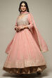 Dusty Pink Viscose Flared Suit Set image number 7