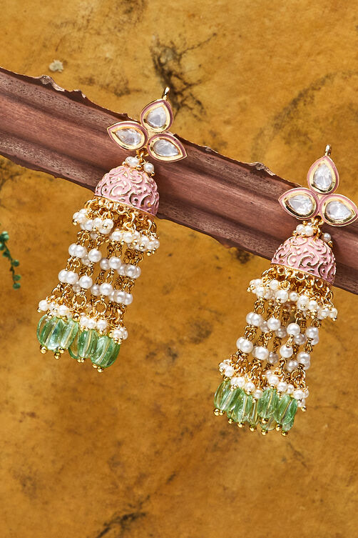 Pink Earrings image number 4