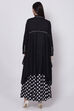 White Cotton A-Line Shirt Kurta image number 4