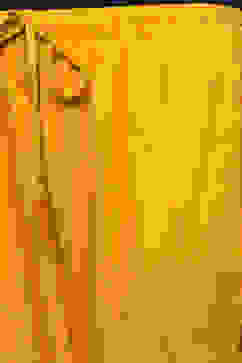 Mustard Cotton Flax Pants image number 1