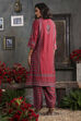 Blue Printed Straight Suit Set image number 3