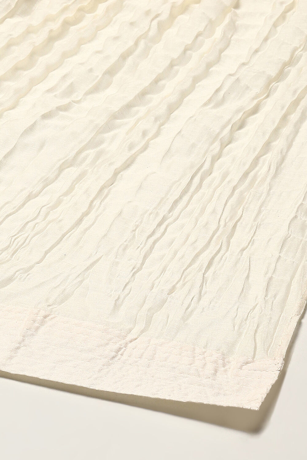 Rohit Bal Off White Cotton Blend Straight Kurta Suit Set image number 3