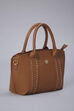 Tan PU Handbag image number 3